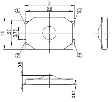 Alps Alpine SKSV Compact Surface-Mount Tactile Switches