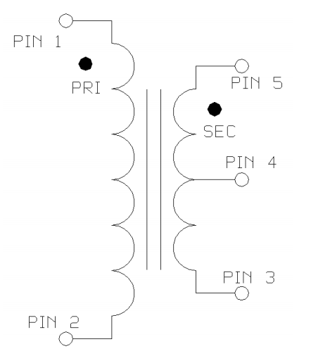 Schematic - MACOM MABA-011063 Step-Down Balun Transformer