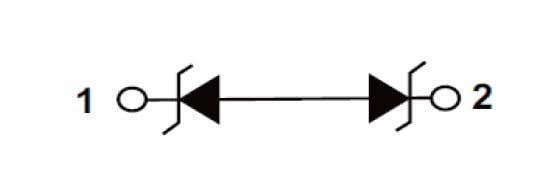 Schematic - Littelfuse SP3118 Diode Array 0.3pF 10KV 50nA Leakage at 15V
