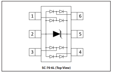 Schematic - Semtech RClamp®0504FB Low Capacitance RClamp