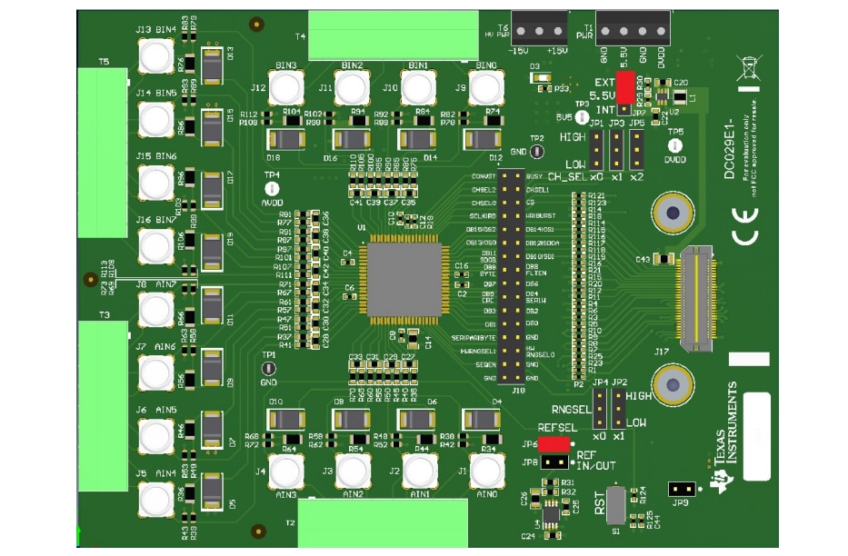 Location Circuit - Texas Instruments ADS8686SEVM-PDK Performance Demonstration Kit