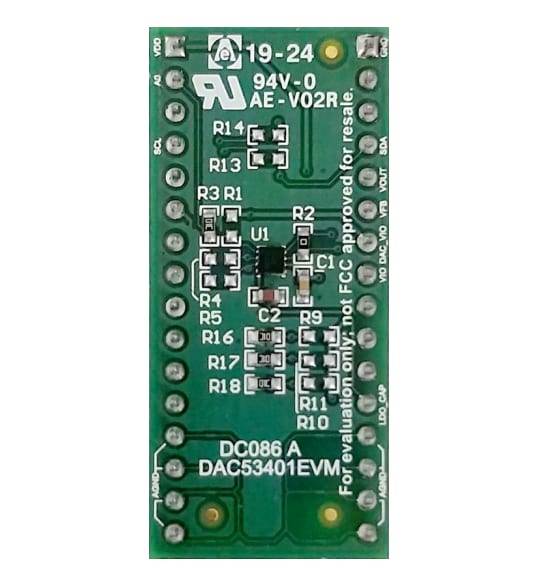 Location Circuit - Texas Instruments DAC53401EVM Evaluation Module