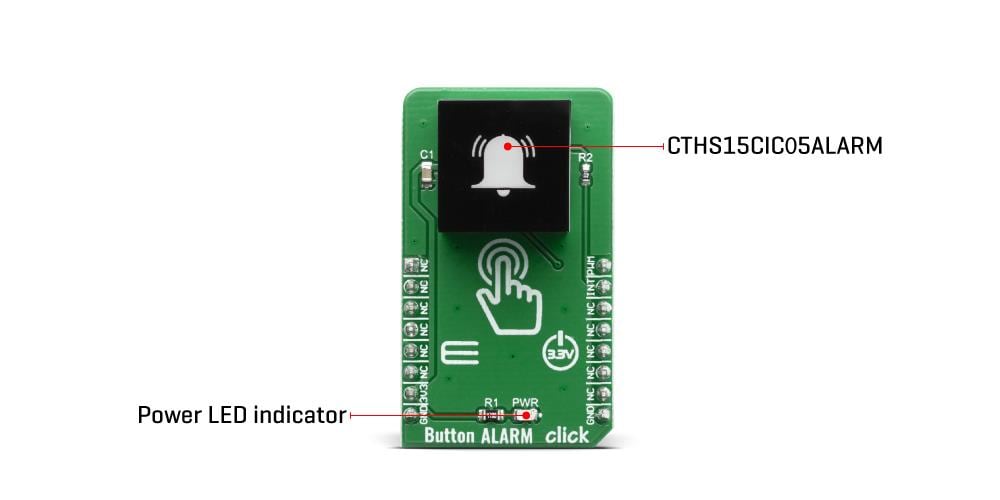Mikroe Button ALARM Click
