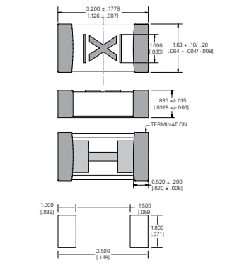 Chart - Littelfuse 440A 1206 AECQ-Compliant Fuses