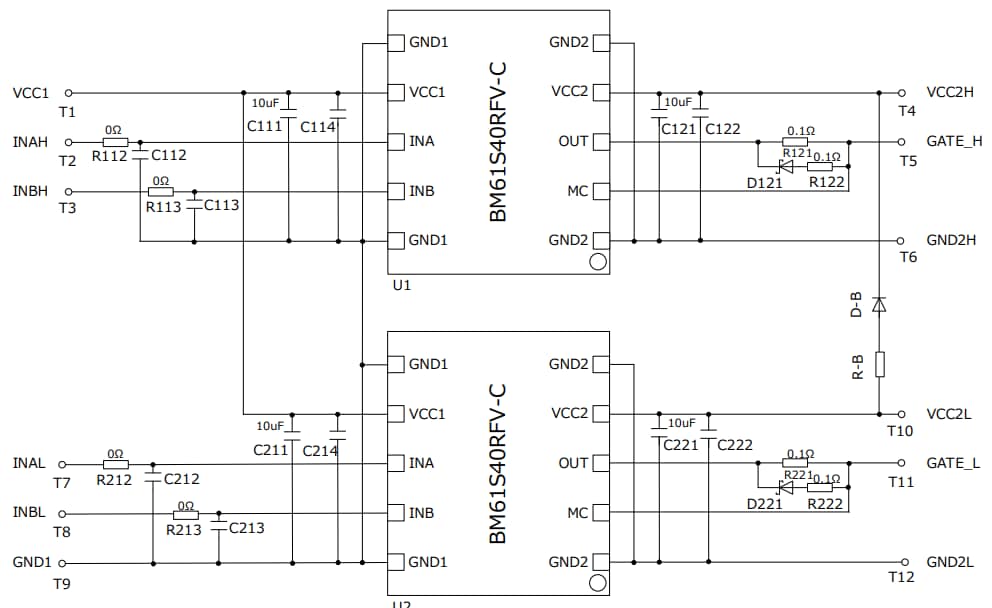 Schematic - ROHM Semiconductor BM61S40RFV-EVK002 Evaluation Board