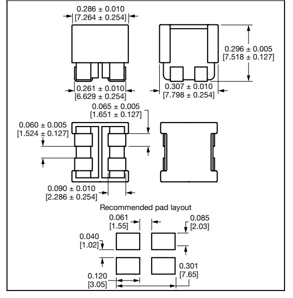 Chart - Vishay / Dale IHLD2525GG-5A High Current Inductors