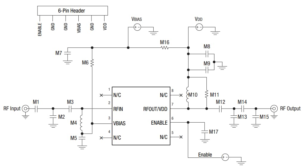 Schematic - Skyworks Solutions Inc. SKY67153-396LF Evaluation Boards