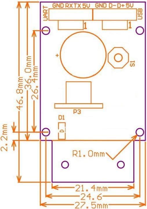 DFRobot CM65 QR & Barcode Scanner Module