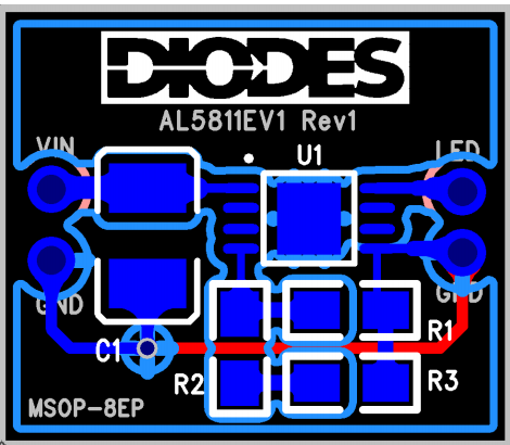 Diodes Incorporated AL5811EV1 Evaluation Board