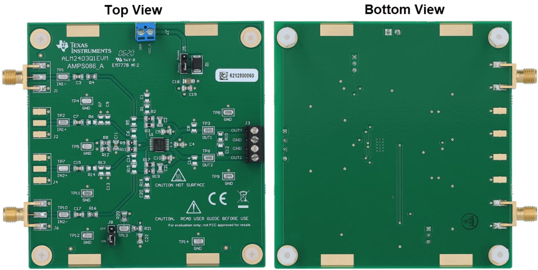 Texas Instruments ALM2403Q1EVM Op Amp Evaluation Module (EVM)