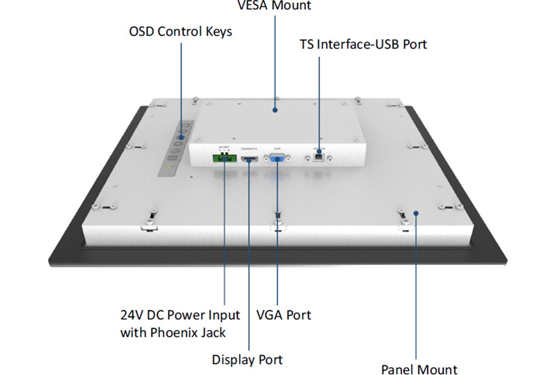 Advantech FPM-800S Industrial Monitors
