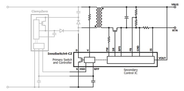Schematic - Power Integrations InnoSwitch™4-CZ ICs
