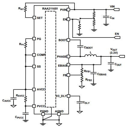 Renesas Electronics RAA211651 Evaluation Board