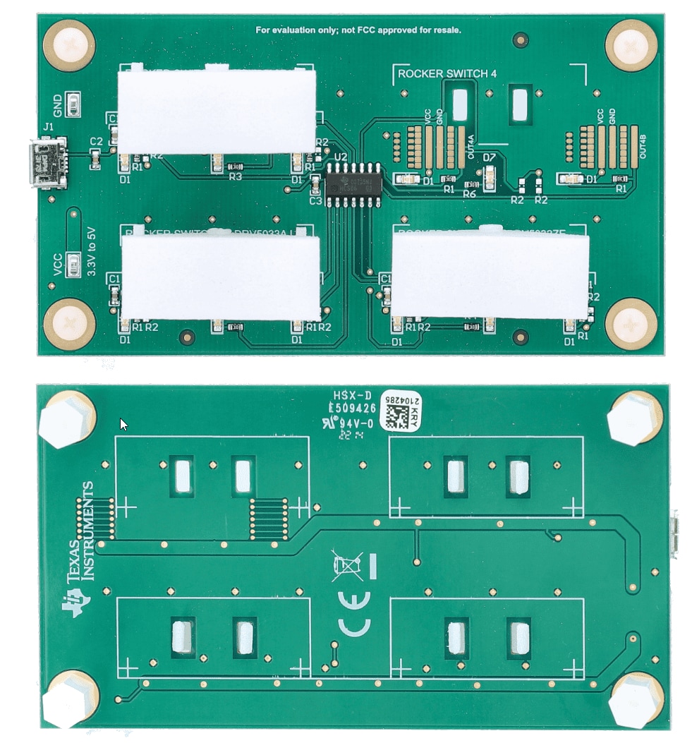 Texas Instruments HALL-HMI-ROCKER-EVM Evaluation Module