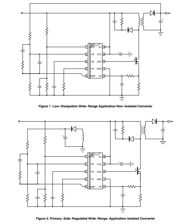 Schematic - onsemi NCV12711 Current Mode PWM Controller