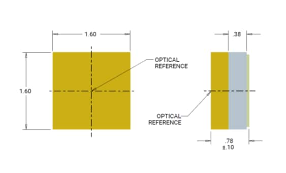Mechanical Drawing - Cree LED XLamp® XD16 Premium White LEDs