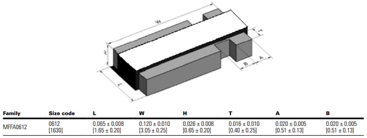 Eaton Electronics MFFA Metal Strip/Plate Current Sensing Resistors