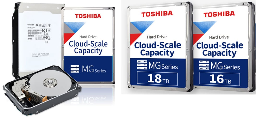 Toshiba MG09 Cloud-Scale Capacity HDDs