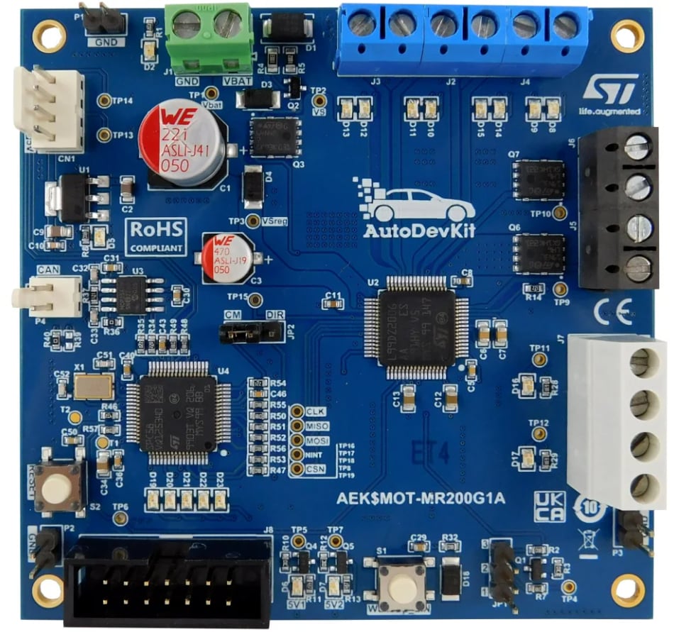 STMicroelectronics AEK-MOT-MR200G1 Vehicle Mirror Controller Board
