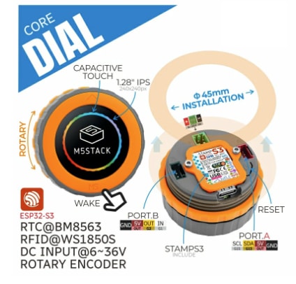 M5Stack K130 M5Dial