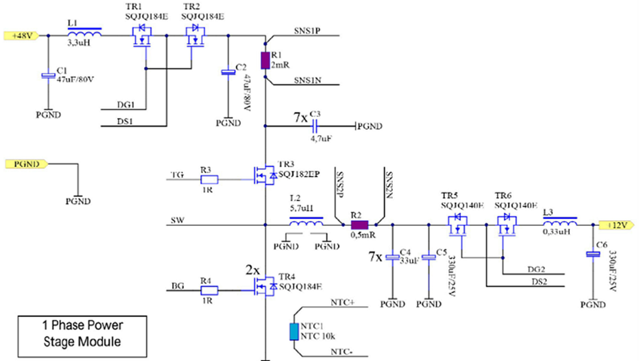 Vishay 3kW Bidirectional DC/DC Converter Reference Design