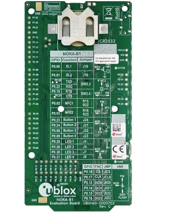 u-blox EVK-NORA-B12x Evaluation Kits