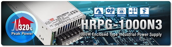 Infographic - MEAN WELL HRPG-1000N3 1000W Ultra-High Peak Power Supplies