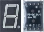 Soldered 100712 1X LED 7-Segment White Display