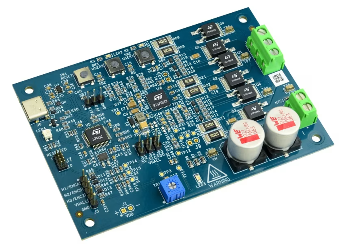 STMicroelectronics EVLSPIN32G0A1 Brushless Motor Driver Eval Board