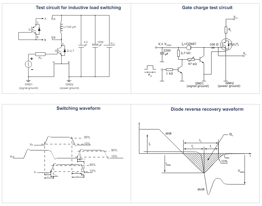 STMicroelectronics GWA40MS120DF4AG Automotive-grade MS Series IGBT
