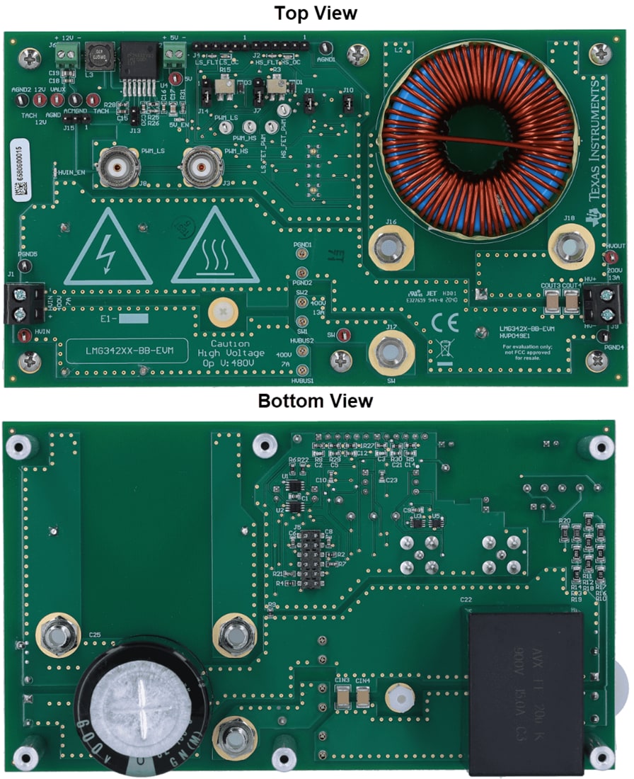 Mechanical Drawing - Texas Instruments LMG342X-BB-EVM Evaluation Module (EVM)
