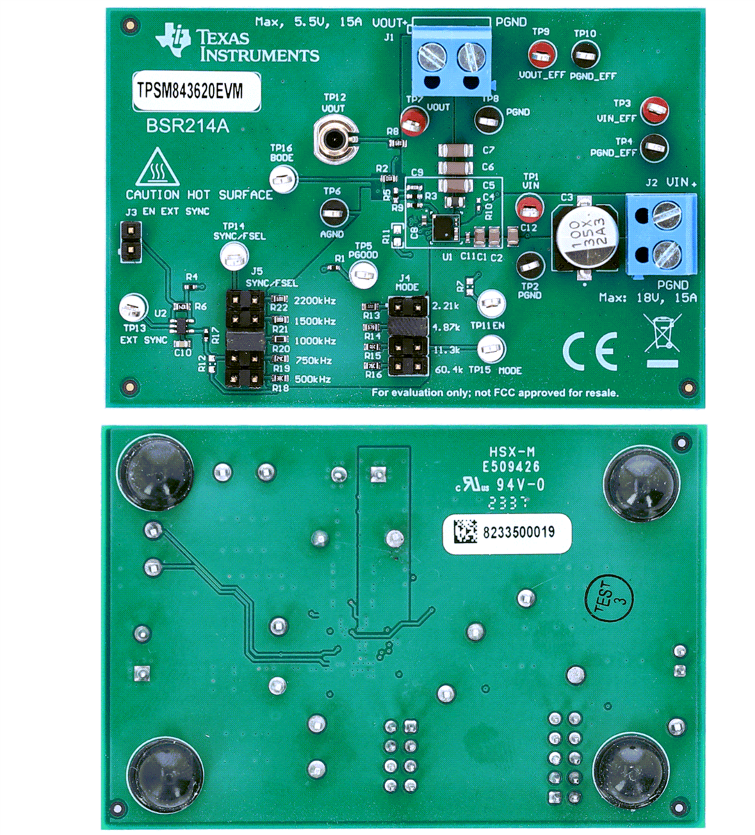 Texas Instruments TPSM843620EVM Evaluation Module