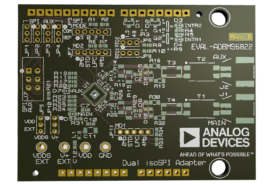 Analog Devices Inc. EVAL-ADBMS6822 Evaluation Board