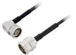 Pasternack N Male Right-Angle to N Male Cable Assemblies