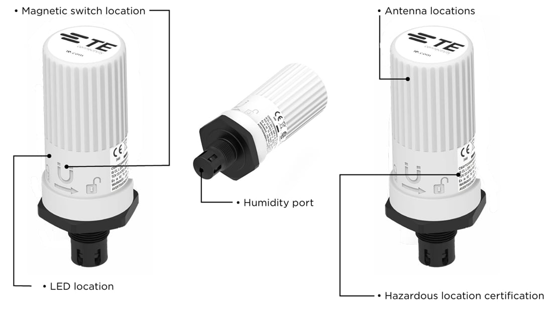 Infographic - TE Connectivity / Measurement Specialties 59xxN Wireless Humidity/Temperature Sensors