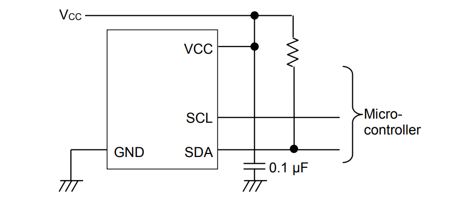Application Circuit Diagram - ROHM Semiconductor WL-CSP Series EEPROMs