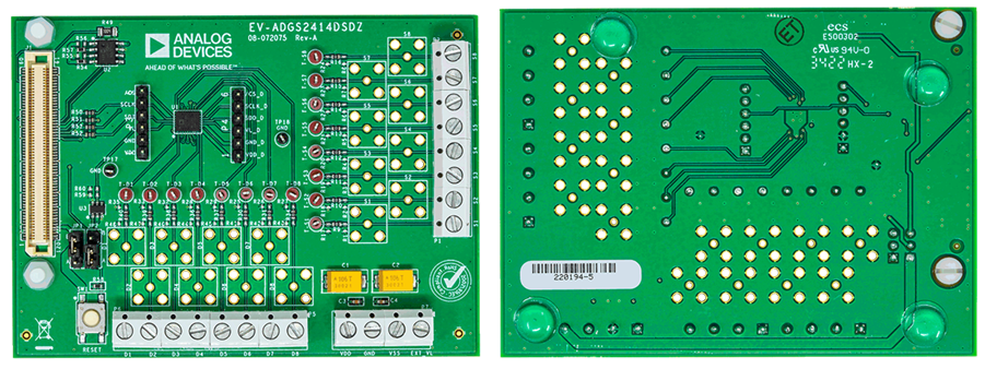 Location Circuit - Analog Devices Inc. EVAL-ADGS2414D Evaluation Board