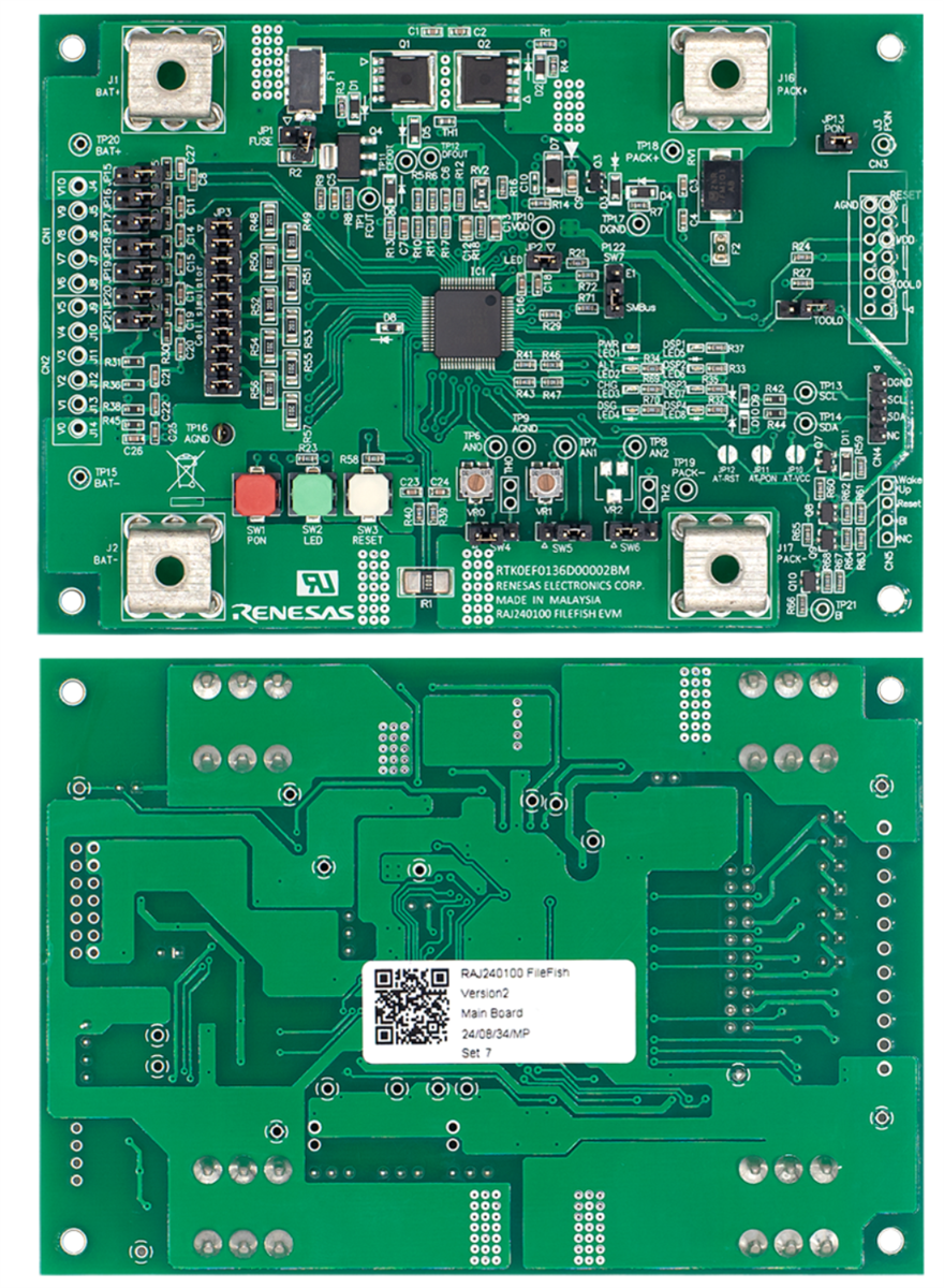 Location Circuit - Renesas Electronics RAJ240090/100 R-BMS F Evaluation Kit
