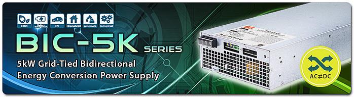 Infographic - MEAN WELL BIC-5K 5kW AC-DC Bidirectional Power Supplies