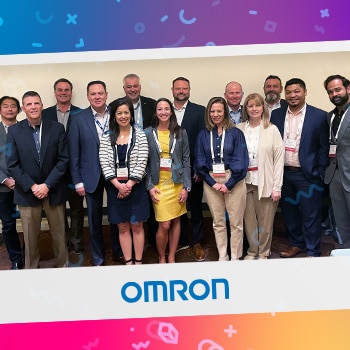 Omron supplier landing page